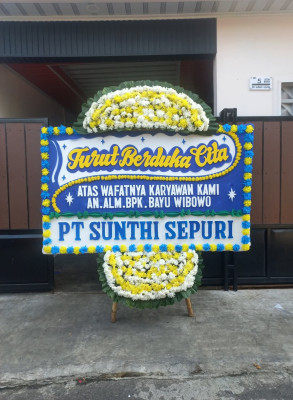 Papan Bunga Duka di Kuala Indragiri